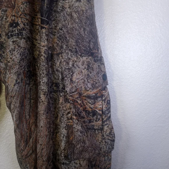 Rocky Scentiq Mossy Oak Brush Camoflage Hunting Waterproof Zippered Leg Pant L